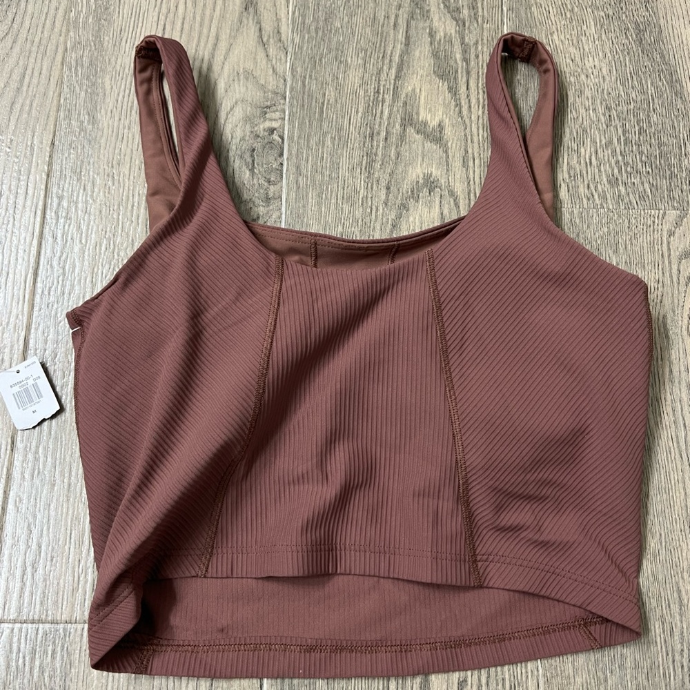 NWT Ribbed Crop Top - Picture 3 of 5